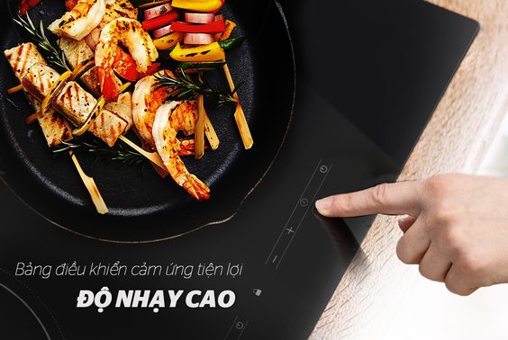 Bếp từ đôi Sunhouse SHB9122MT cảm ứng nhạy bén